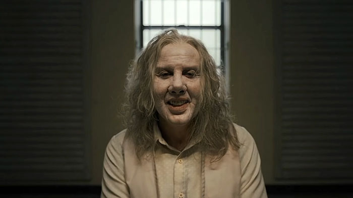 Nicolas Cage in a fat suit on set portraying legendary football coach John Madden for a new biopic film. Nicolas Cage in a fat suit on set portraying legendary football coach John Madden for a new biopic film.