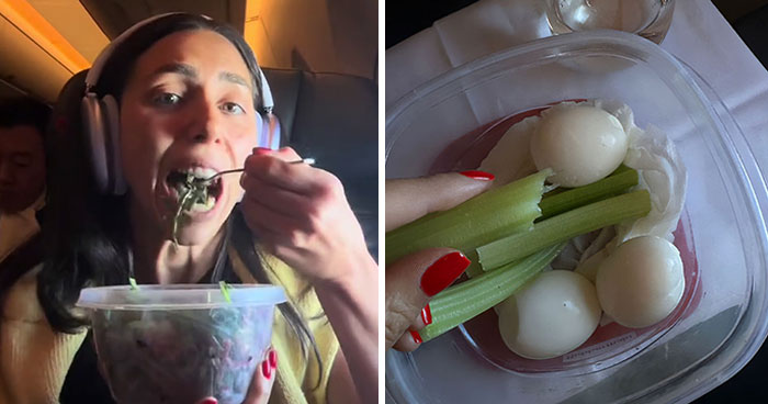 Plane Passenger Makes Dinner Mid-Flight, Tries To Defend Herself After Being Berated Online
