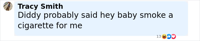 Comment from Tracy Smith reacting to a cigarette stunt, referencing Beyonc&eacute; and a possible dig at Kanye West.