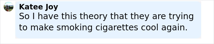 Comment about trying to make smoking cigarettes cool again related to Beyonc&eacute; roasted after cigarette stunt during show.