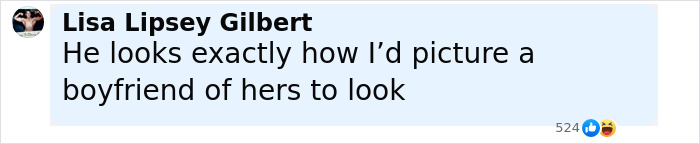 Comment stating someone looks exactly like how a boyfriend of Greta Thunberg and Chris Kebbo, a handsome photographer, would look.