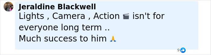 Comment by Jeraldine Blackwell mentioning lights, camera, action with clapperboard emoji, wishing success to Bryan Cranston on Malcolm In The Middle comeback. Comment by Jeraldine Blackwell mentioning lights, camera, action with clapperboard emoji, wishing success to Bryan Cranston on Malcolm In The Middle comeback.