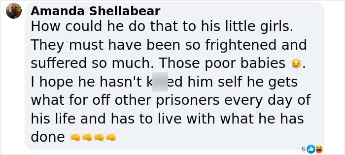 Screenshot of a social media comment expressing grief over bodies of 3 missing sisters found after planned visitation.