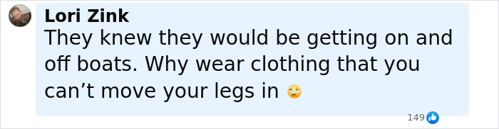 Comment about wardrobe choices regarding leg movement, related to Leonardo DiCaprio's girlfriend wardrobe malfunction at wedding bash. Comment about wardrobe choices regarding leg movement, related to Leonardo DiCaprio's girlfriend wardrobe malfunction at wedding bash.