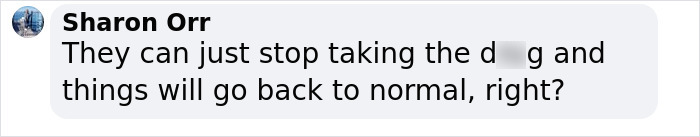 Comment from Sharon Orr discussing concerns about Ozempic hands side effect after viral Kylie Jenner photo.