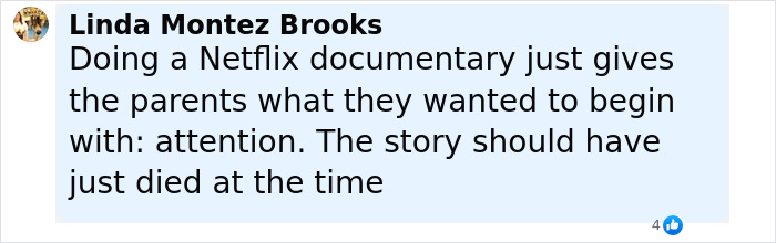 Comment from Linda Montez Brooks about the balloon boy family controversy and media attention years later.