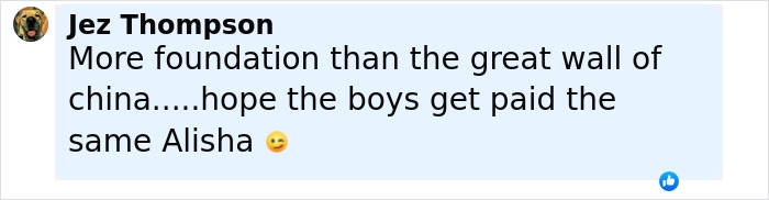 Comment saying more foundation needed than the great wall of China after female national soccer team defeat by U15 boys team. Comment saying more foundation needed than the great wall of China after female national soccer team defeat by U15 boys team.