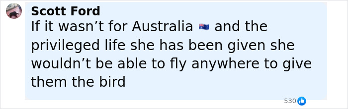 Comment by Scott Ford discussing Australia’s role and privilege in the context of an Aboriginal artist’s controversial song. Comment by Scott Ford discussing Australia’s role and privilege in the context of an Aboriginal artist’s controversial song.