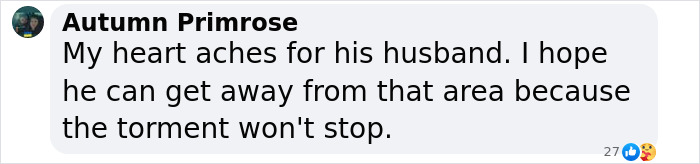 Comment from Autumn Primrose expressing sympathy for the husband after King Of The Hill voice actor Jonathan Joss's death.