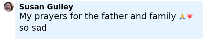 Susan Gulley expressing condolences with a message of prayers for family after real housewives exec passes away during childbirth