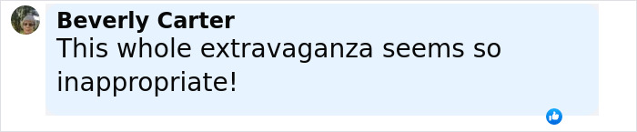 Comment expressing disapproval of the racy revealing looks at Jeff Bezos and Lauren S&aacute;nchez's pajama-themed afterparty.