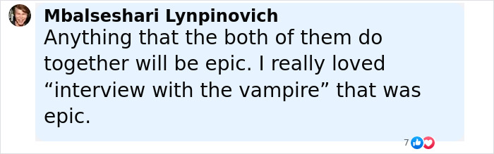 Comment on social media about Tom Cruise and Brad Pitt reunion for F1 premiere sparking Botox rumors and comparisons to bloated Elvis.