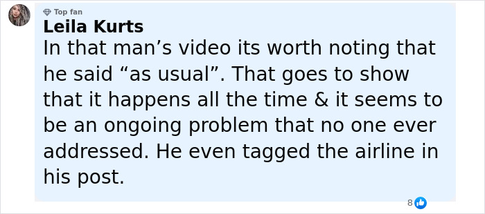 Facebook comment by Leila Kurts explaining ongoing tech issues on Air India Boeing jet before crash sparking outrage