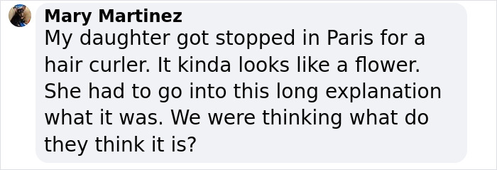 Ellen Pompeo detained by TSA and explosives squad at airport during security screening process.