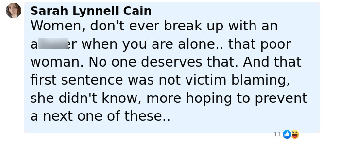 Comment warning women about safety after bodybuilder dubbed She Hulk fatally harmed by husband in a tragic incident.