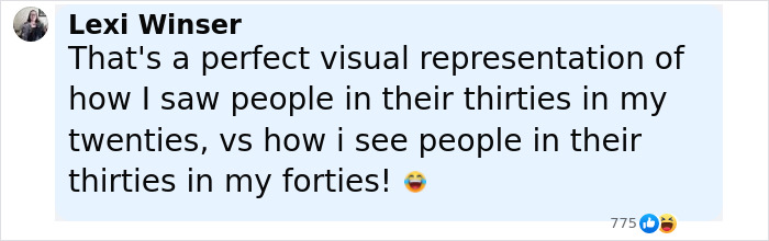 Screenshot of a social media comment discussing viral photos of Love Actually star and James Bond actor Sean Connery at the same age.