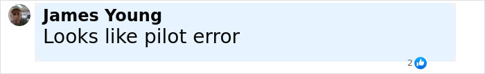 Comment on social media stating looks like pilot error, related to passenger exposing tech failures on Air India Boeing jet before crash.