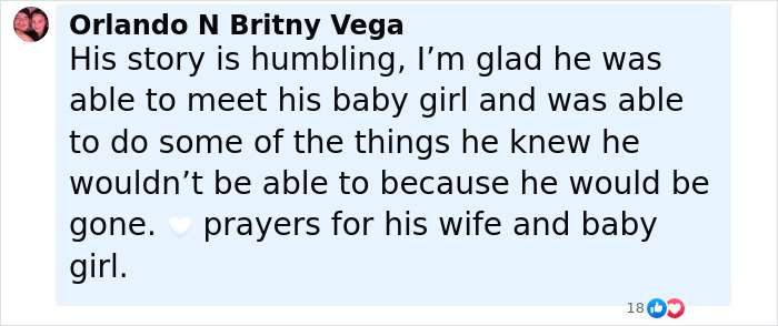 Comment expressing support for Tanner Martin’s story after announcing his passing in a pre-recorded video. Comment expressing support for Tanner Martin’s story after announcing his passing in a pre-recorded video.