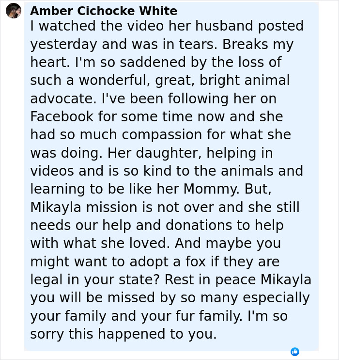 Woman Who Spent Years Rescuing Exotic Animals Takes Her Own Life At 29 After Being Bullied Online Woman Who Spent Years Rescuing Exotic Animals Takes Her Own Life At 29 After Being Bullied Online