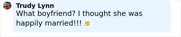 Comment by Trudy Lynn questioning boyfriend status, relating to Apple Martin roasting mom Gwyneth Paltrow over cooking post backlash. Comment by Trudy Lynn questioning boyfriend status, relating to Apple Martin roasting mom Gwyneth Paltrow over cooking post backlash.