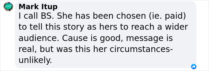 Commenter questions authenticity of influencer&rsquo;s story exposing social media&rsquo;s glammed-up highlight reels truth.