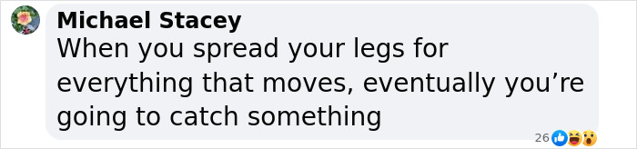 Comment by Michael Stacey expressing a cynical view on catching infections related to Miley Cyrus&rsquo; brutal infection speculation.