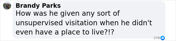 Comment questioning unsupervised visitation after bodies of three missing sisters found, police searching for their father.