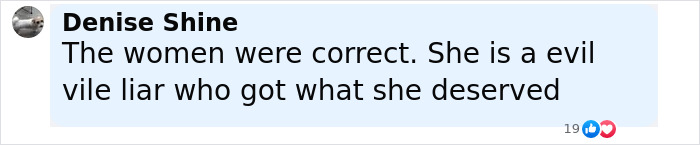 Comment by Denise Shine criticizing a figure related to the Johnny Depp trial juror and courtroom secrets discussion.
