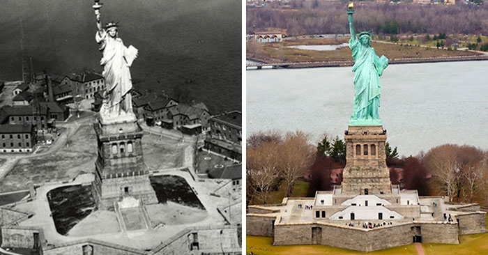 40 Alucinantes fotos de antes y ahora para mostrar que el tiempo no espera a nadie