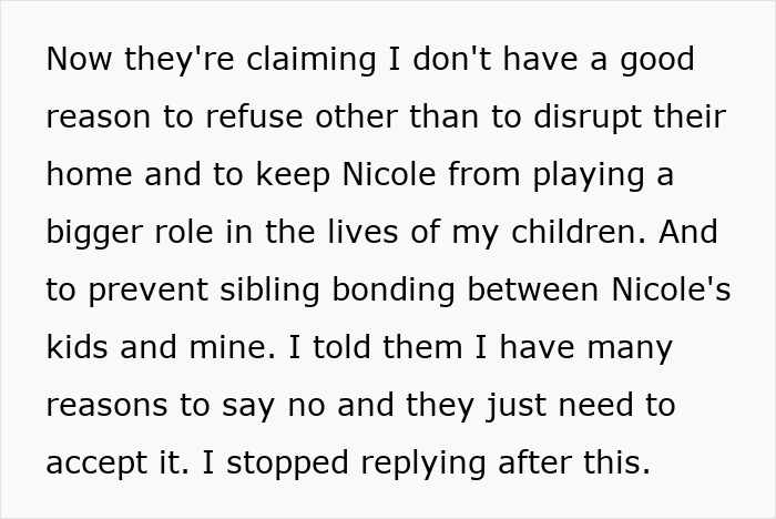 "This Was Not My Problem": Ex-Husband And His Wife Push For Homeschooling, Woman Stands Firm "This Was Not My Problem": Ex-Husband And His Wife Push For Homeschooling, Woman Stands Firm