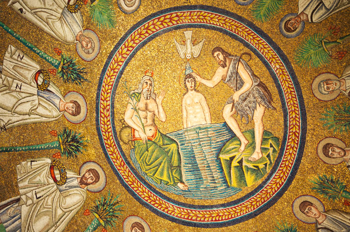 Roman comic paintings depicting humorous scenes with gods and figures in an ancient empire mosaic artwork.