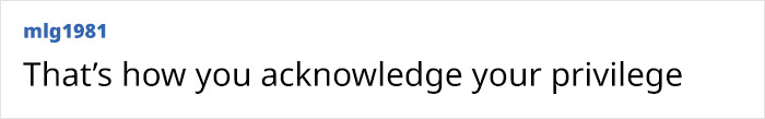 Comment text reading that&rsquo;s how you acknowledge your privilege, related to Bryce Dallas Howard&rsquo;s nepo baby discussion.