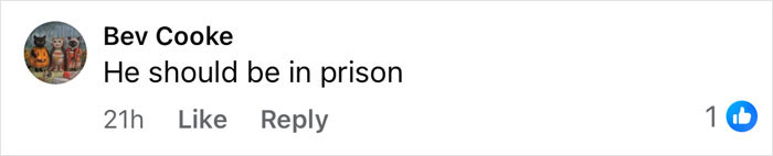 Comment on social media stating He should be in prison related to teen who brutally slammed teacher incident.