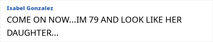 Comment expressing surprise about iconic sitcom legend's unrecognizable look during rare public outing at age 81.