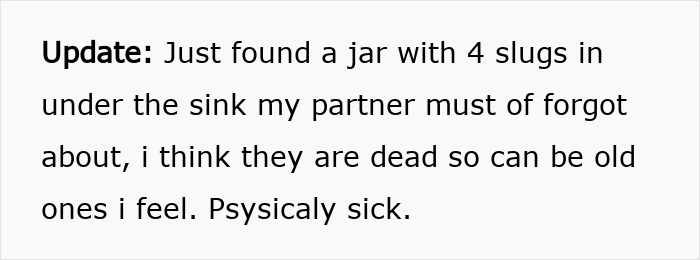 Woman Discovers Her Illness Was Caused By Boyfriend Secretly Feeding Her Slugs (Trigger Warning)