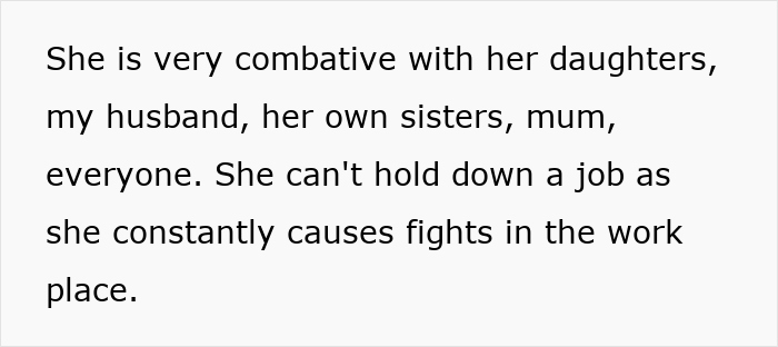 Text excerpt about a wife avoiding conflict with husband&rsquo;s volatile ex-wife by leaving stepdaughters off guest list.