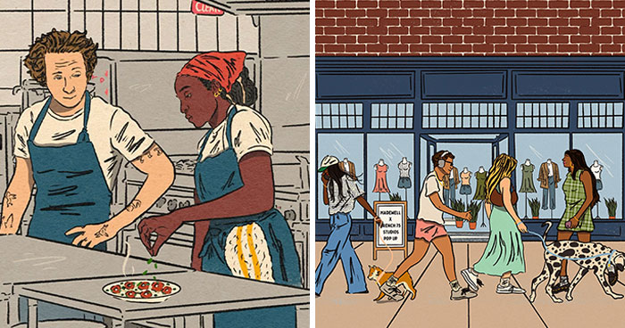 Artist Made 55 Gentle Illustrations Turning Ordinary Moments Into Something Magical