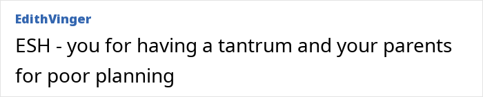 Comment about a family vacation conflict where dad upgrades one kid to business class while the other must deal with it. Comment about a family vacation conflict where dad upgrades one kid to business class while the other must deal with it.