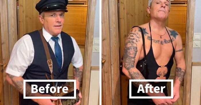 37 Hilarious Dads Who Were Brave Enough To Dress Just Like Their Kids