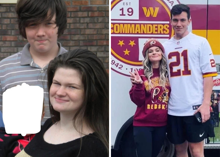 Before and after photos of inspiring ugly ducklings showing impressive glow-ups and personal transformations.