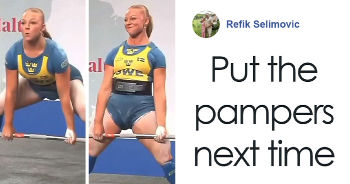 “Wear A Pad”: Swedish Powerlifter’s UI During Win Sparks Online Debate Over Gym Etiquette