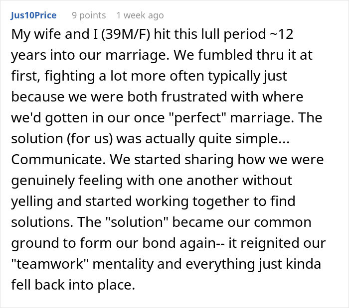 Man’s slow change in behavior causing wife to question how their marriage reached a boring and difficult point. Man’s slow change in behavior causing wife to question how their marriage reached a boring and difficult point.