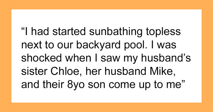 “Cover Up”: Topless Moment Sparks Judgment From SIL, Woman Kicks Surprise Guests Out