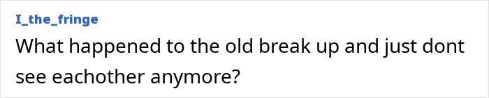 Screenshot of an online comment discussing a breakup, illustrating reactions related to a woman who slew boyfriend after finding a tampon.