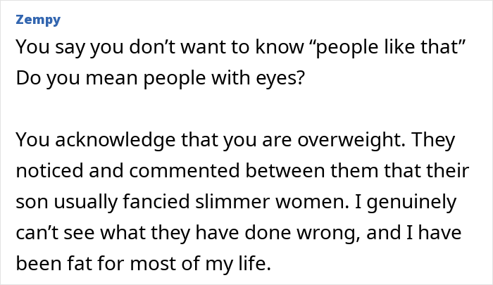 Shocked woman overhearing boyfriend&rsquo;s parents discussing her, feeling hurt and refusing to see them again.