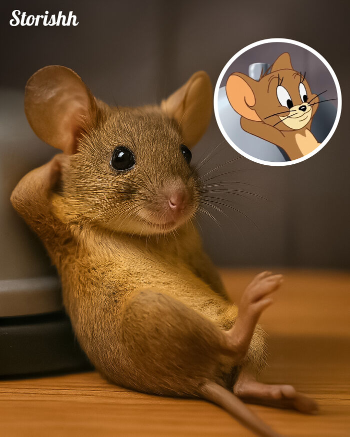 I Used AI To Bring Tom & Jerry Into The Real World (9 Pics)