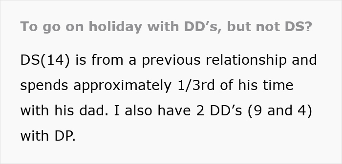 Mom Weighs Leaving One Child Out Of Vacation As Budget Only Covers Two Of Her Three Kids - 2