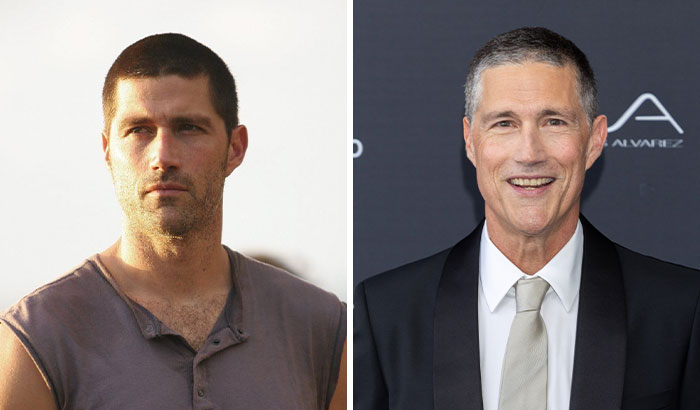 Actor from Lost cast fifteen years after the show, side-by-side comparison of younger and recent photos.