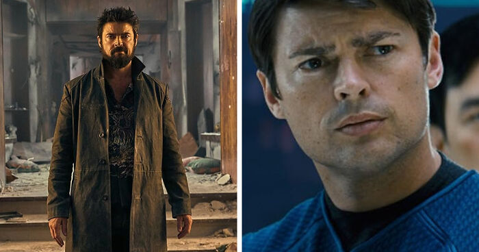 Split image showing the mind-blowing realization of the same actor in two very different character roles. - 7