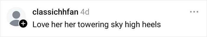 Comment on social media praising Melania Trump's towering high heels in a recent post. Comment on social media praising Melania Trump's towering high heels in a recent post.